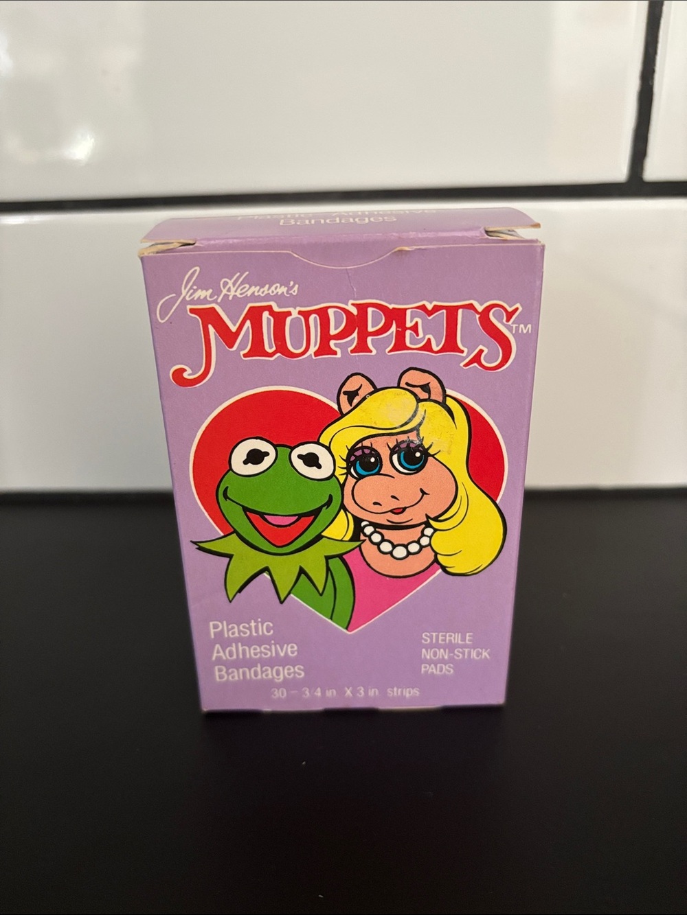 Vintage 80’s The Muppets Bandages With Box